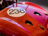 Maserati 300S trunk detail