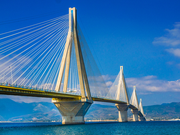 Rio-Antirrio bridge, Patras, Greece