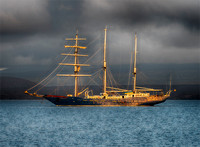 Sailing ship " Mary Ann."